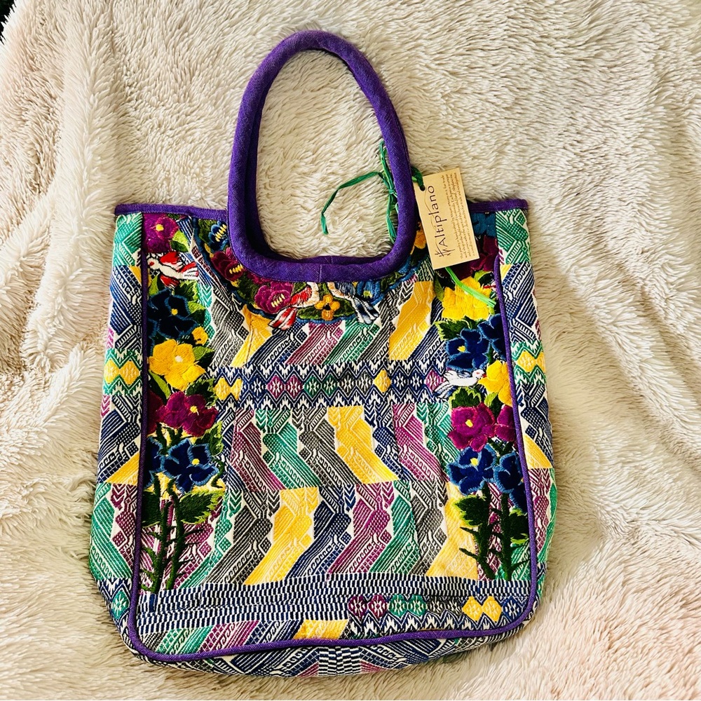 Altiplano Guatemalan Market Tote Bag - Picture 4 of 12